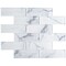Andova Tiles ANDOVA TILES Sumner 2" x 6" Marble Brick Joint Mosaic Tile ANDSUM165 - alternate 1